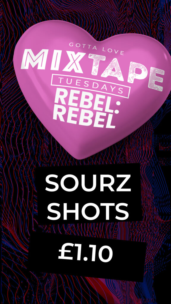SOURZ SHOTS FOR £1.10